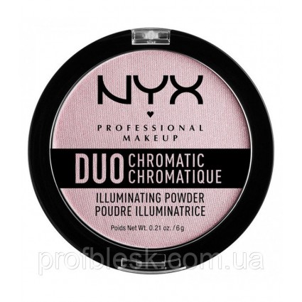 NYX Пудра-хайлайтер Duo chromatic №02 6 г