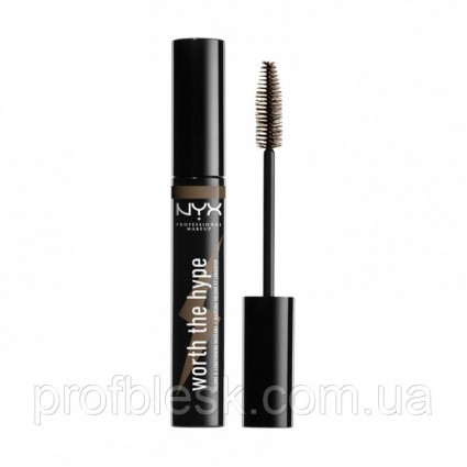NYX Тушь Worth the hype Brownish Black 7 мл