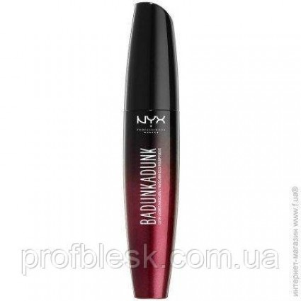 NYX Тушь Lush Lashes Badunkadunk Black 15 г