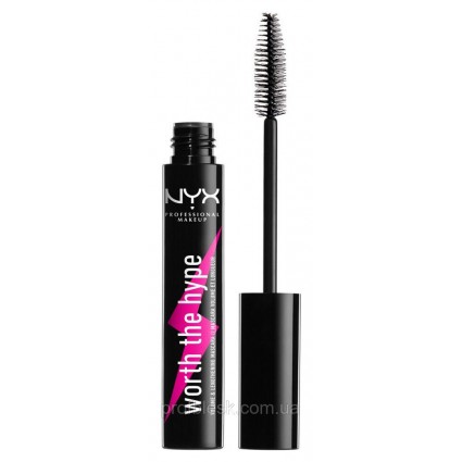 NYX Тушь Worth the hype Black 7 г
