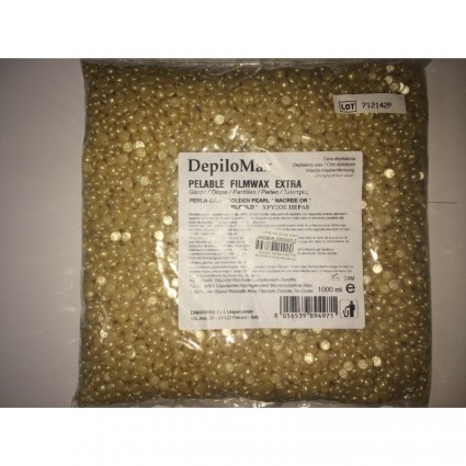 DimaxWax Віск у гранулах GOLDEN PEARL DROPS BAG 1000 кг темп нагр 42-45*