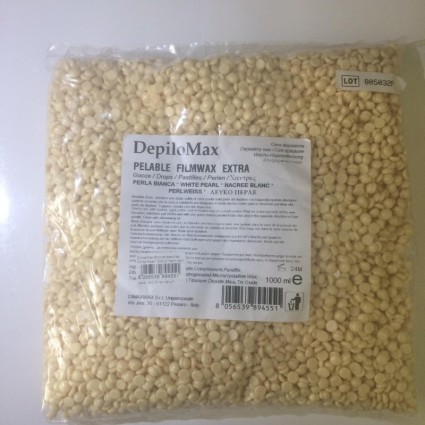 DimaxWax Віск у гранулах White Pearl 1000 кг темп нагр 42-45*