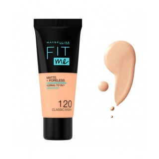 Матуючий тональний крем Maybelline New York Fit Me №120 (classic ivory) 30 мл