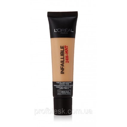Loreal Infaillible 24H тон. крем №22 (натуральный-бежевый) 35 мл