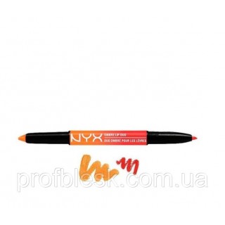 NYX Карандаш-помада 2 в 1 Ombre Lip Duo №05 (Peaches&Cream) 0,45*0,14 г