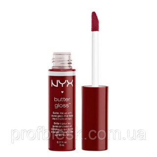 NYX Блеск Butter gloss №27 (red wine truffle) 8 мл