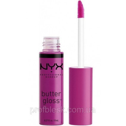 NYX Блеск Butter gloss №21 (raspberry tart) 8 мл