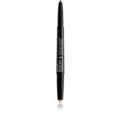 NYX К-ш для контурирования бровей Sculpt&Hightlight №08 (black)