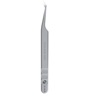 Пінцет професійний для вій з насічками STALEKS PRO Expert 45 Type 8 mini L