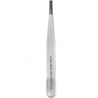 Пінцет для брів Staleks Pro Expert 10 Type 2 вузькі прямі крайки TE-10/2