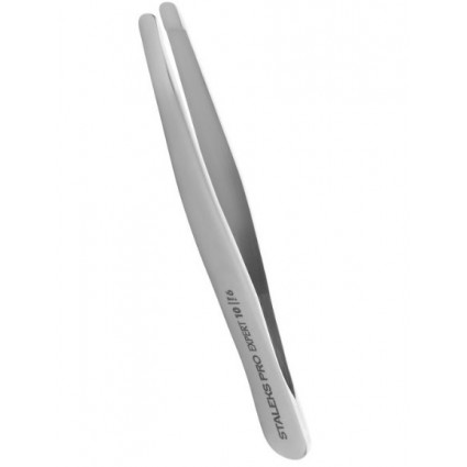 Пінцет для брів Staleks Pro Expert 10 Type 6 закруглені крайки TE-10/6