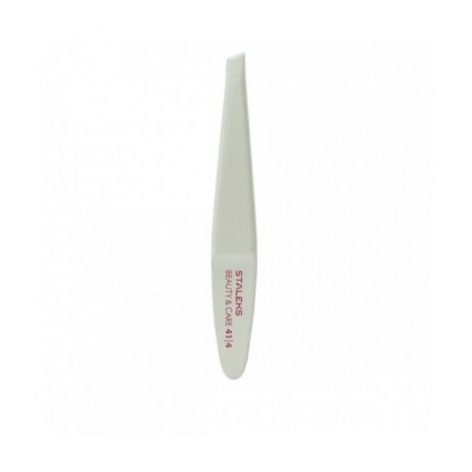 Пінцет для брів Staleks BEAUTY&CARE 41 Type 4 вузькі скошені крайки TBC-41/4