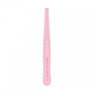 Пінцет для брів Staleks BEAUTY&CARE 11 Type 1 широкі прямі крайки TBC-11/1