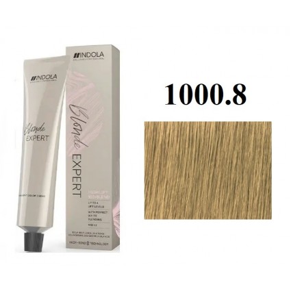 Стійка перманентна крем-фарба Indola 1000.8 Інтенсивний перламутровий блонд 60 мл Стійка перманентна крем-фарба Indola 1000.8 Інтенсивний перламутровий блонд 60 мл