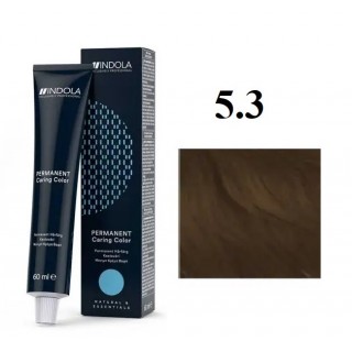 Стійка перманентна крем-фарба indola 5.3 Світло-коричневий золотистий 60 мл