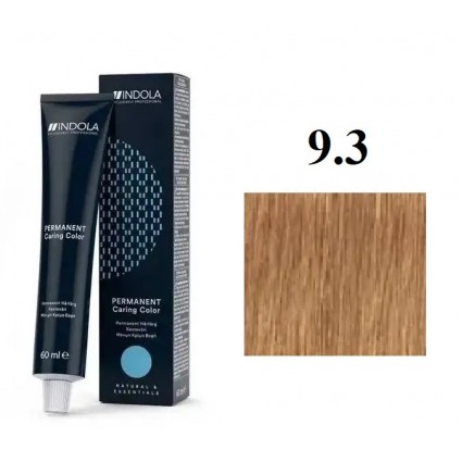 Стійка перманентна крем-фарба indola 9.3 Світлий блонд золотистий 60 мл
