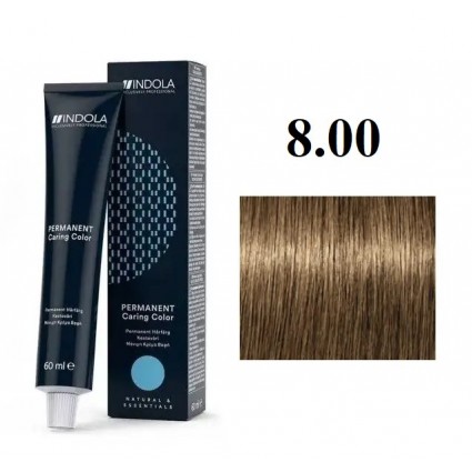 Стійка перманентна крем-фарба Indola 8.00 (8.0+) Світлий русявий інтенсивний натуральний 60 мл Стійка перманентна крем-фарба Indola 8.00 (8.0+) Світлий русявий інтенсивний натуральний 60 мл