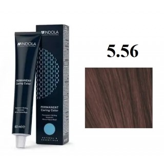 Стійка перманентна крем-фарба indola 5.56 Світло-коричневий червоне дерево червоний 60 мл