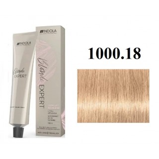 Стійка перманентна крем-фарба indola 1000.18 Блондин рожевий 60 мл
