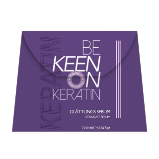 Ампульна сироватка з кератином для випрямлення волосся Keen Keratin Glättungs Serum (7 ампул по 10 мл)