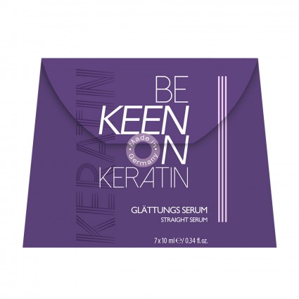 Ампульна сироватка з кератином для випрямлення волосся Keen Keratin Glättungs Serum (7 ампул по 10 мл)