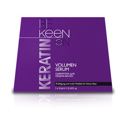 Ампульна сироватка для об'єму волосся Keen Keratin Volumen Serum (7 ампул по 10 мл) Ампульна сироватка для об'єму волосся Keen Keratin Volumen Serum (7 ампул по 10 мл)