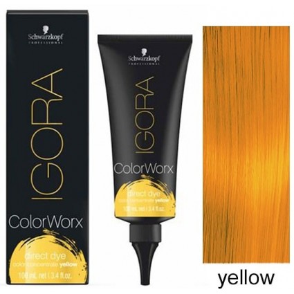 Фарба для волосся прямої дії Schwarzkopf Igora Color Worx (жовтий) 100 мл