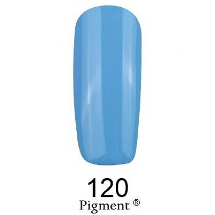Гель-лак F.O.X Gel Polish Gold Pigment 120 блакитний 6 мл