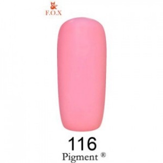 Гель-лак F.O.X Gel Polish Gold Pigment 116 рожевий 6 мл