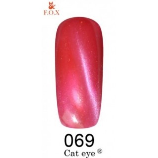 Cat eye 069 F. O. X gel-polish gold 6 мл
