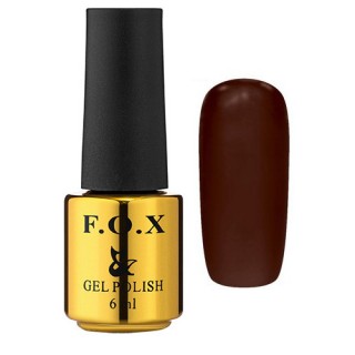 Гель-лак F.O.X Gel Polish Gold Pigment 098 бордово-коричневий 6 мл
