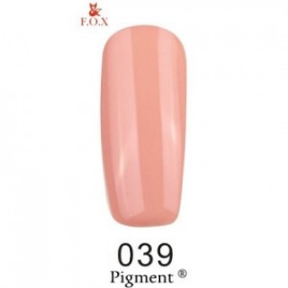 Гель-лак F.O.X Gel Polish Gold Pigment 039 тілесно-бежевий 6 мл