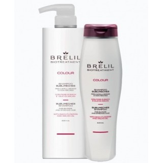Шампунь проти жовтизни освітленого та сивого волосся Brelil Professional Bio Treatment Colour Shampoo 1000 мл