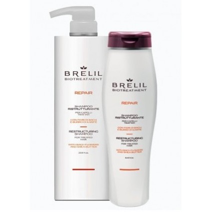 Шампунь для відновлення структури волосся Brelil Proffesional BioTreatment Reconstruction Shampoo 1000 мл