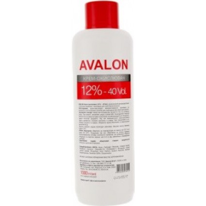Крем-окислювач для волосся Avalon 12% 1000 мл