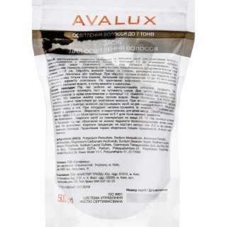 Засіб для освітлення волосся АVALUX 500 г
