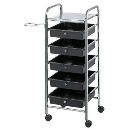 Візок Coiffeur Comair 32x33x81,5 см чорний