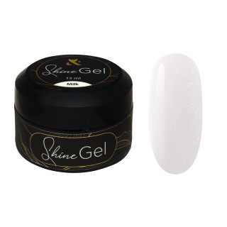 Гель для укріплення натуральних нігтів F.O.X Shine Gel Milk 15 мл