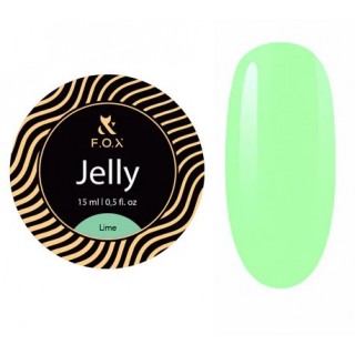 Гель для моделювання нігтів F.O.X Jelly Cover Lime 15 мл