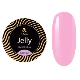 Гель для моделювання нігтів F.O.X Jelly Cover Bubblegum 15 мл