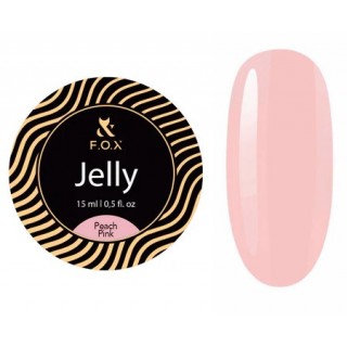 Гель для моделювання нігтів F.O.X Jelly Cover Peach pink 15 мл