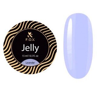 Гель для моделювання нігтів F.O.X Jelly Cover Lavander 15 мл