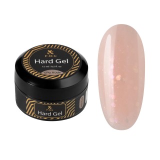 Будівельний гель F.O.X Hard gel Glitz Nude 15 мл