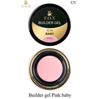 Гель моделювальний F.O.Х Builder gel Pink baby 15 мл