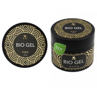Біогель прозорий F.O.X Bio Gel 3 in 1 Base Top Builder 15 мл