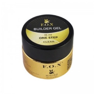 Гель моделювальний F.O.X Builder Gel Clear One Step 15 мл