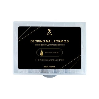 Верхні форми для моделювання F.O.X Decking Nailform 2.0 Мигдаль(120 шт)