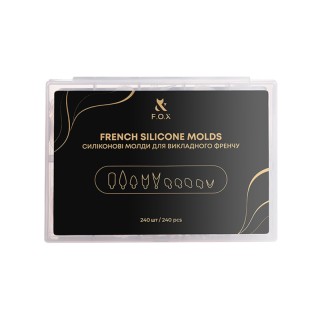 Силіконові молди для викладного френчу F.O.X French Silicone molds 240 шт