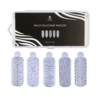 Багаторазові силіконові молди для дизайну F.O.X Wild Silicone molds 60 шт