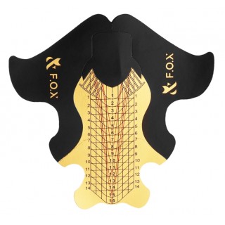 Форми для нарощення та моделювання нижні F.O.X Nail Form Aluminium 1 шт